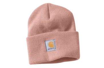 Image of Carhartt Acrylic Watch Hat for Womens, Misty Rose, One Size Fits All WA018-681-OFA