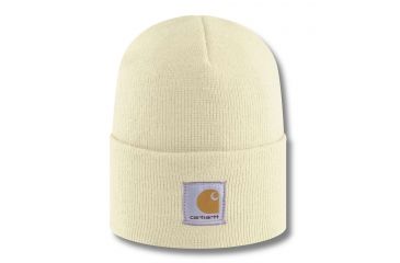 Image of Carhartt Acrylic Watch Hat for Womens, Winter White, One Size Fits All WA018-WWH-OFA