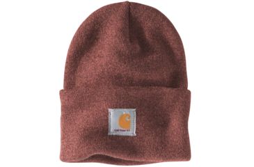 Image of Carhartt Acrylic Watch Hat - Mens, Henna/Dark Cedar Marl, One Size, A18-O10--OFA