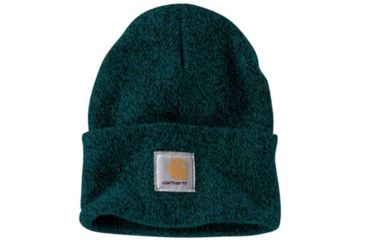 Image of Carhartt Acrylic Watch Hat - Mens, Hunter Green/Black, One Size, A18-303-OFA