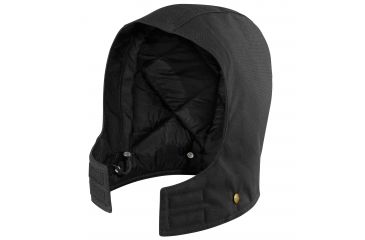 Image of Carhartt Arctic Quilt Lined Duck Hood for Mens, Black, 2XL/5XL 102368-001-42771