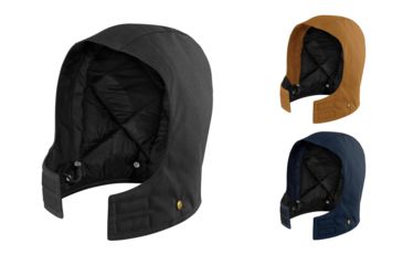 Image of Carhartt Arctic Quilt Lined Duck Hood for Mens, Black, Carhartt Brown, Dark Navy