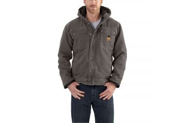 Image of Carhartt Bartlett Jacket for Mens, Gravel, Large/Tall 102285-039-TLL-L