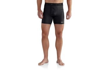Image of Carhartt Base Force Extremes Lightweight Boxer Brief for Mens, Black, Small/Regular 102346-001-REG-S