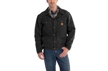 Image of Carhartt Berwick Jacket for Mens, Black, 2XL/Regular 101230-001-REG-2XL