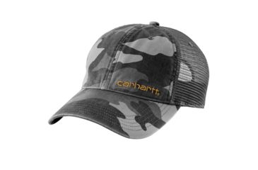 Image of Carhartt Brandt Cap for Mens, Rugged Gray Camo, One Size Fits All 101194-071-OFA