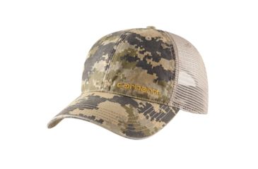 Image of Carhartt Brandt Cap for Mens, Dark Khaki Digi Camo, One Size Fits All 101194-910-OFA