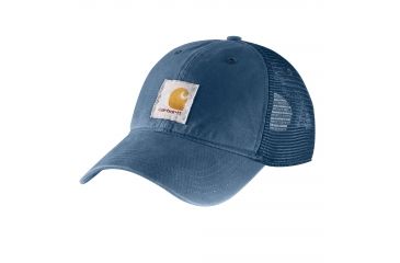 Image of Carhartt Buffalo Cap for Mens, Dark Blue, One Size Fits All 100286-476-OFA