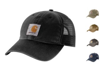 Image of Carhartt Buffalo Cap - Mens, Black, Burnt Olive, Dark Khaki, Gravel, Navy