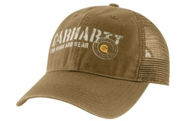 Image of Carhartt Burgess Cap - Men's-Dark Khaki-One Size
