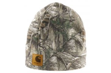 Image of Carhartt Camo Fleece Hat for Mens, Realtree Xtra, One Size Fits All A294-977-OFA