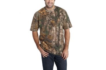 Image of Carhartt Camo Short Sleeve T-Shirt for Mens, Realtree Xtra, Small/Regular K287-977-REG-SML