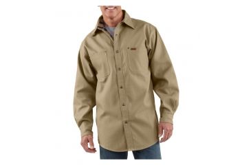 Image of Carhartt Canvas Shirt Jacket - Men's-Cottonwood-Medium