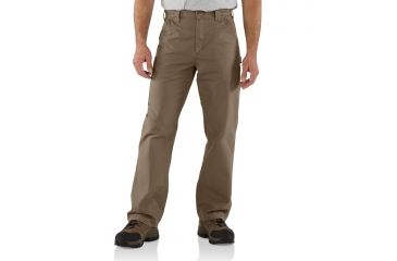 Image of Carhartt Canvas Work Dungaree for Mens, Light Brown, 35/30 B151-LBR-30-35