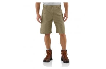 Image of Carhartt Canvas Work Short - Mens -Tan-30 Waist