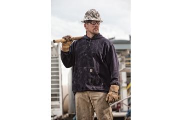 Image of Carhartt Carbondale by Pyramex Safety Ironside Bronze polarized lens with black frame CHB616DTB
