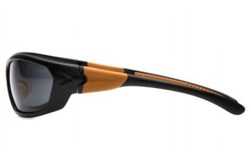 Image of Carhartt Carbondale Safety Glasses w/Gray Lens, Black/Tan, CHB220DCC