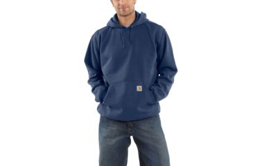 Image of Carhartt Midweight Hooded Pullover Sweatshirt - Men's, New Navy, 3XL/Regular, K121-472-REG-3XL