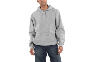 Image of Carhartt Midweight Hooded Pullover Sweatshirt - Men's, Heather Gray, 3XL/Regular, K121-HGY-REG-3XL
