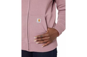Image of Carhartt Clarksburg Full Zip Hoodie Regular - Womens, Lavender Shadow, Small, 102788-539-S-REG