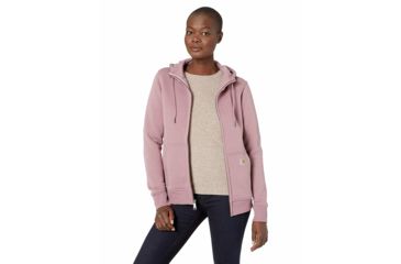 Image of Carhartt Clarksburg Full Zip Hoodie Regular - Womens, Lavender Shadow, Small, 102788-539-S-REG