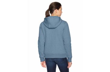 Image of Carhartt Clarksburg Full Zip Hoodie Regular - Womens, Steel Blue Heather, Large, 102788-458-L-REG
