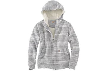 Image of Carhartt Clarksburg Sherpa Lined Hoodie - Womens, Shadow Space Dye, XXL-REG, 102787-099-REG-XXL