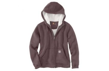 Image of Carhartt Clarksburg Sherpa Lined Hoodie - Womens, Sparrow Heather, XXL-REG, 102787-549-REG-XXL