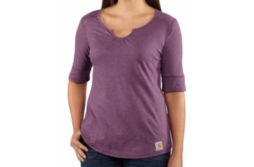 Image of Davenport Shirt - Womens-Grape Juice Heather-X-Small