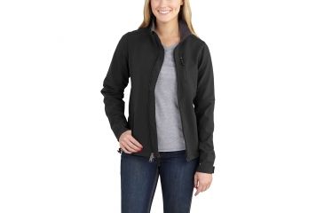Image of Carhartt Denwood Softshell Jacket for Womens, Black, Extra Large/Regular 102250-001-REG-XL