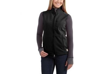 Image of Carhartt Denwood Softshell Vest for Womens, Black, Medium/Regular 102254-001-REG-M