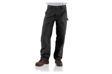 Image of Carhartt Washed-Duck Double-Front Work Dungaree - Men's, Gravel, 30-36, B136-GVL-30-36