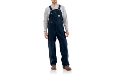 Image of Carhartt Duck Bib Overall for Mens, Dark Navy, 30/28 R01-DNY-28-30
