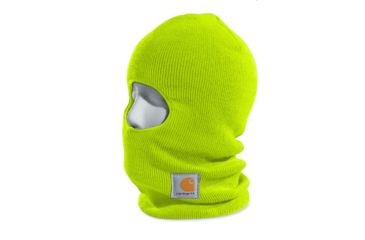 Image of Carhartt Face Mask for Mens, Brite Lime, One Size Fits All A161-BLM-OFA