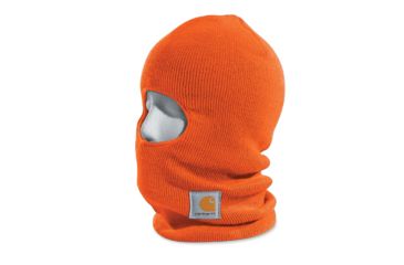 Image of Carhartt Face Mask for Mens, Brite Orange, One Size Fits All A161-BOG-OFA