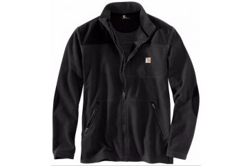 Image of Carhartt Fallon Full Zip Sweater Fleece - Mens, Black, Extra Large 102838-001REGXLA