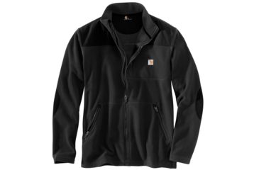 Image of Carhartt Fallon Full Zip Sweater Fleece-Mens, Black, Small, Regular, 102838-001-REG-S