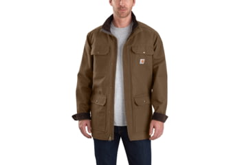 Image of Carhartt Field Coat - Mens, Coffee, Small, 103289-205-REG-S
