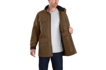 Image of Carhartt Field Coat - Mens, Coffee, Small, 103289-205-REG-S
