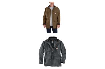 Image of Carhartt Field Coat - Men's, Coffee, Shadow