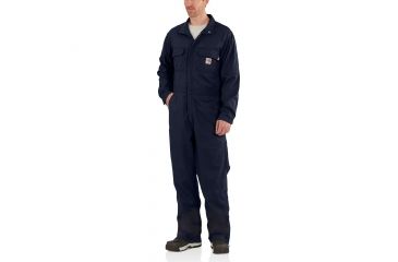 Image of Carhartt Flame-Resistant Deluxe Coverall, Dark Navy, Medium/Regular 102150-410-REG-M