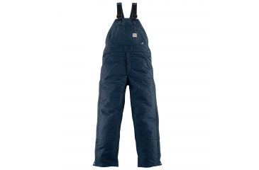Image of Carhartt Flame-Resistant Duck Bib Lined Overall, Dark Navy, 54/30 101626-410-30-54