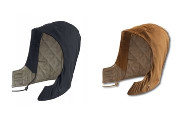 Image of Carhartt Flame-Resistant Duck Hood, Black, Carhartt Brown