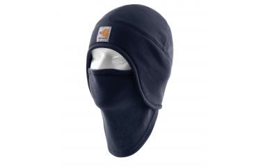 Image of Carhartt Flame-Resistant Fleece 2 in 1 Hat, Dark Navy, One Size Fits All 102962-410-OFA