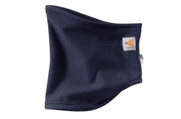 Image of Carhartt Flame-Resistant Fleece Neck Gaiter, Dark Navy, One Size Fits All 101580-410-OFA