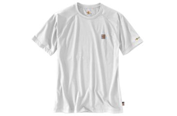 Image of Carhartt Flame-Resistant Force Short Sleeve T-Shirt, Light Gray, Large/Tall 102903-051-TLL-L