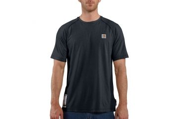 Image of Carhartt Flame-Resistant Force Short Sleeve T-Shirt, Dark Navy, Medium/Regular FRK008-DNY-REG-MED