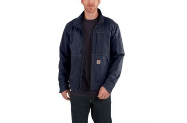 Image of Carhartt Flame-Resistant Full Swing Quick Duck Jacket, Dark Navy, 2XL/Regular 102179-410-REG-2XL
