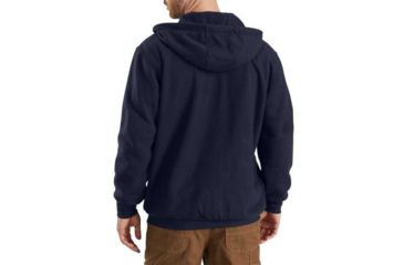 Image of Carhartt Flame-Resistant Zip Sweatshirt, Dark Navy, 2XL/Tall, 102908-410-TLL-2XL