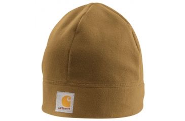 Image of Carhartt Fleece Hat for Mens, Carhartt Brown, One Size Fits All A207-BRN-OFA